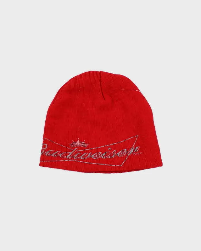 Men's Red Budweiser Beanie - O/S sold by Rokit product image thumbnail 2