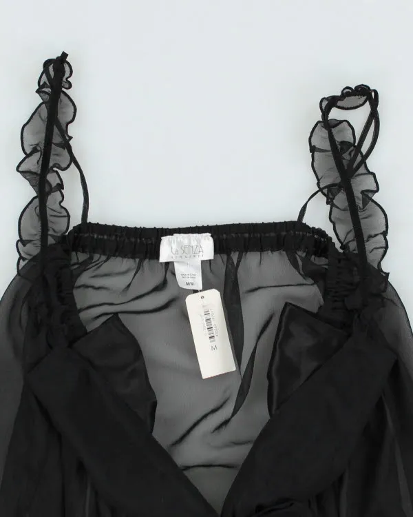 Deadstock Y2k 00s Black Mesh Cami - M sold by Rokit product image thumbnail 3