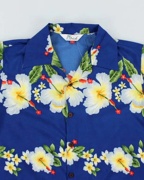 Vintage Cropped Floral Hawaiian Shirt - L sold by Rokit product image thumbnail 3