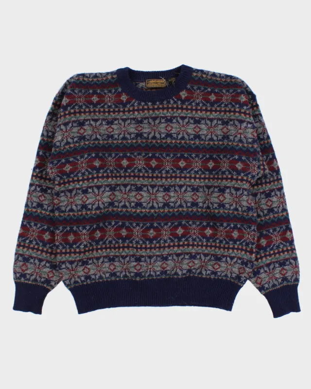 90's Eddie Bauer Pure Wool Knit - L made by Eddie Bauer