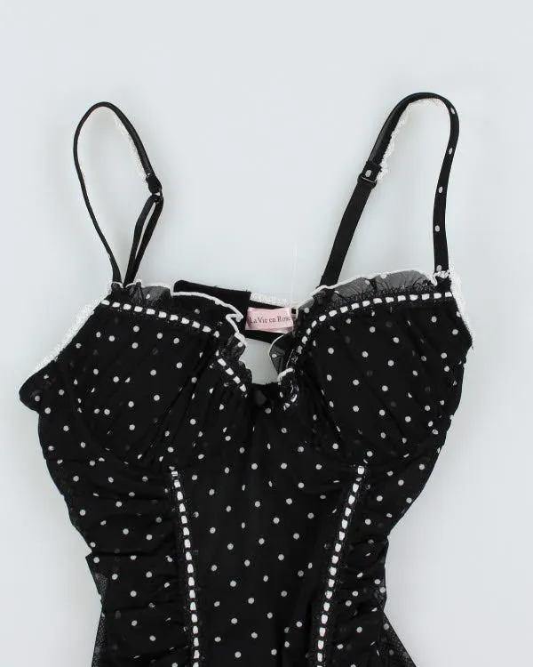 Y2k 00s La Vie En Rose Polka Dot Top - S sold by Rokit product image thumbnail 3