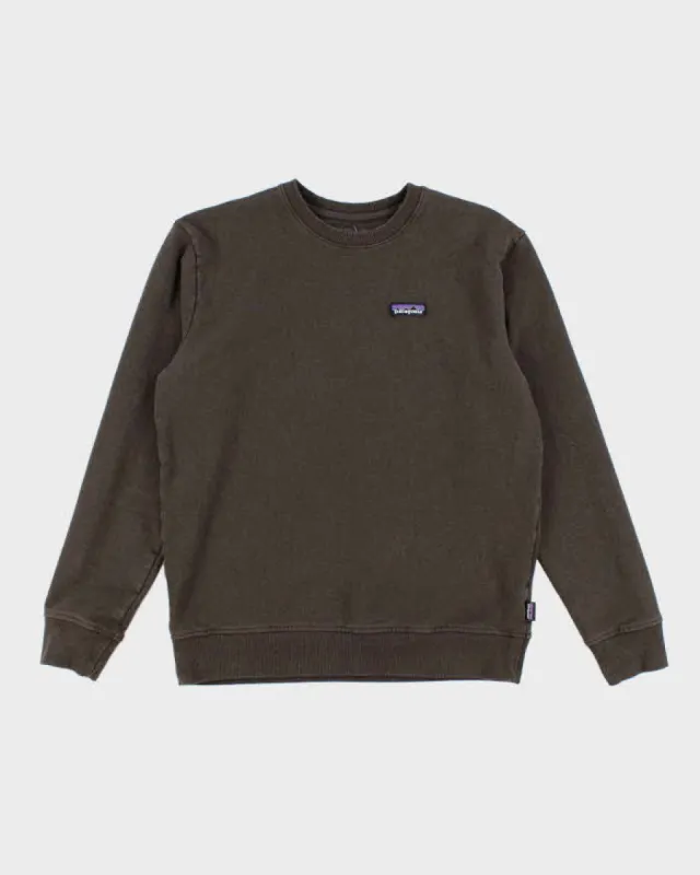 Patagonia Green Crew Neck Sweatshirt - M made by Patagonia