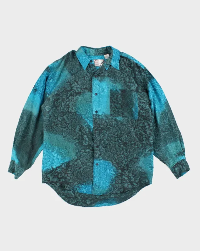 Y2k 00s Men's Silk Shirt - L sold by Rokit