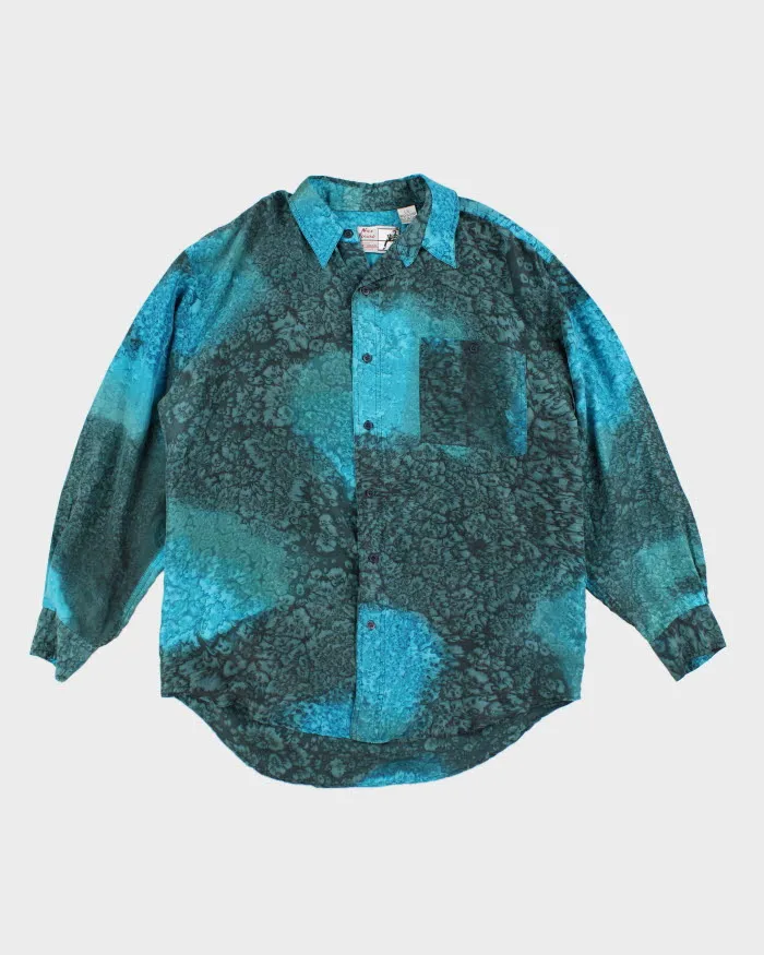 Y2k 00s Men's Silk Shirt - L sold by Rokit