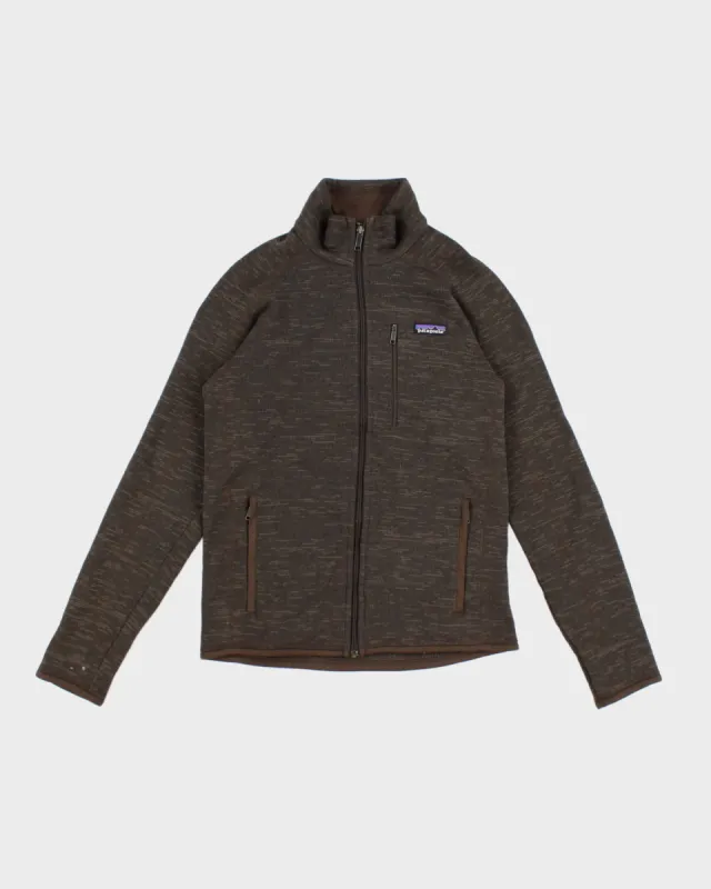 Patagonia Brown Zip-Up  Sweatshirt - S sold by Rokit