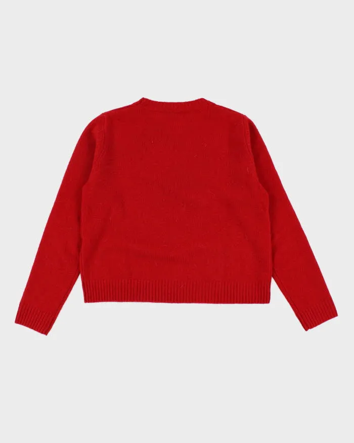 Weekend MaxMara Red Year Of The Tiger Jumper - L sold by Rokit product image thumbnail 2