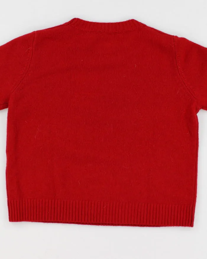 Weekend MaxMara Red Year Of The Tiger Jumper - L sold by Rokit product image thumbnail 4
