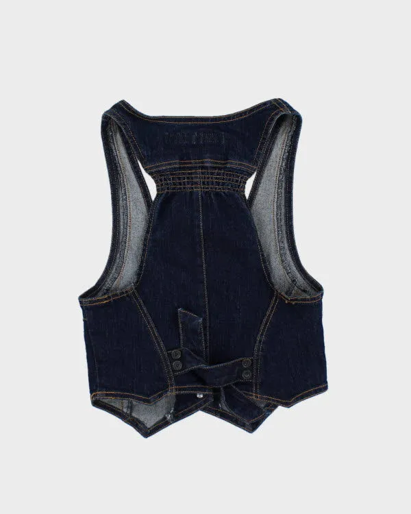 Y2k 00s Highway Jeans Denim Waist Coat - XS sold by Rokit product image thumbnail 2