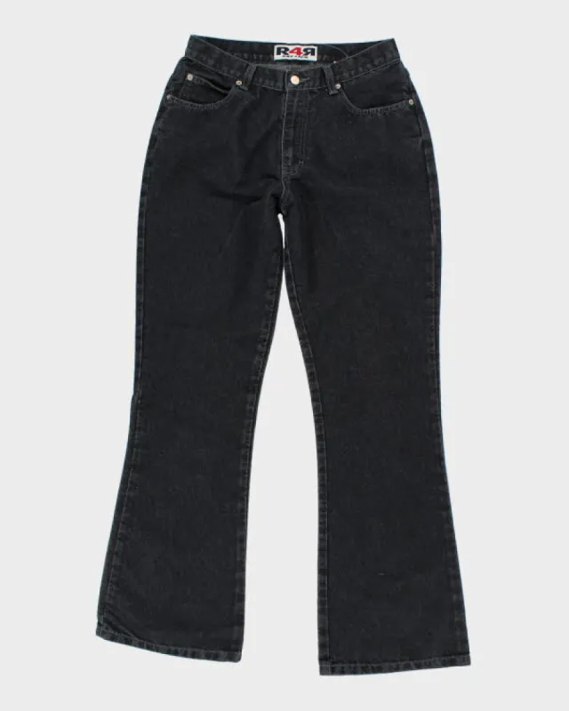 Vintage 90s Rave 4 Real Glittered Flared Jeans - W28 L32 sold by Rokit