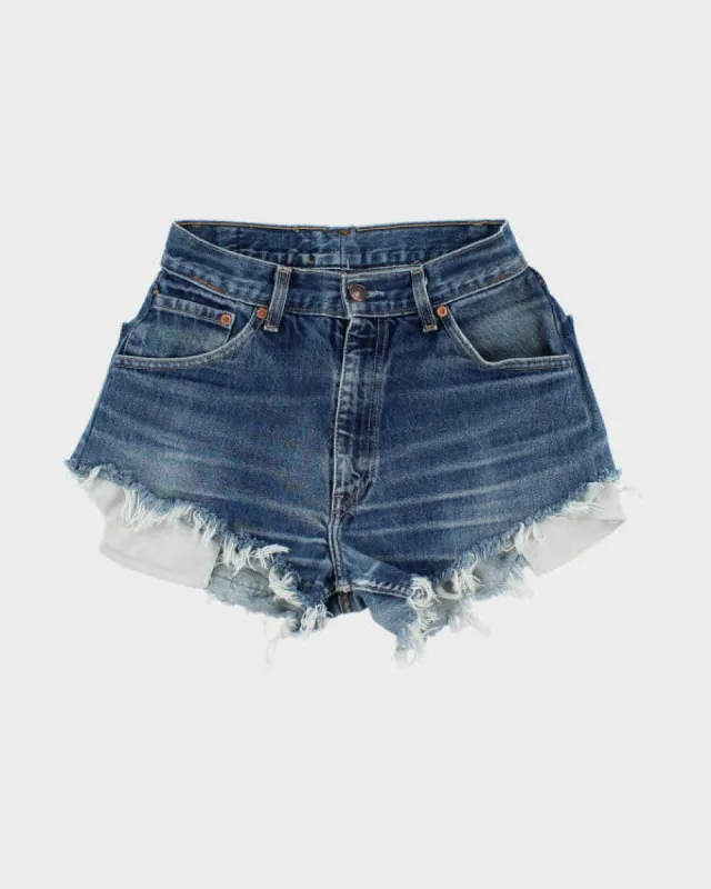 Levi's Patchwork Denim Shorts - W26 sold by Rokit