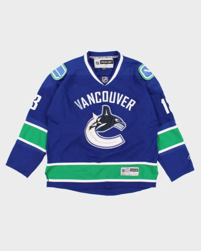 Men's Blue NHL x Canucks Sports Jersey - M sold by Rokit