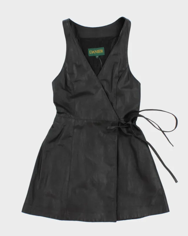 Danier Leather Wrap Dress - S sold by Rokit