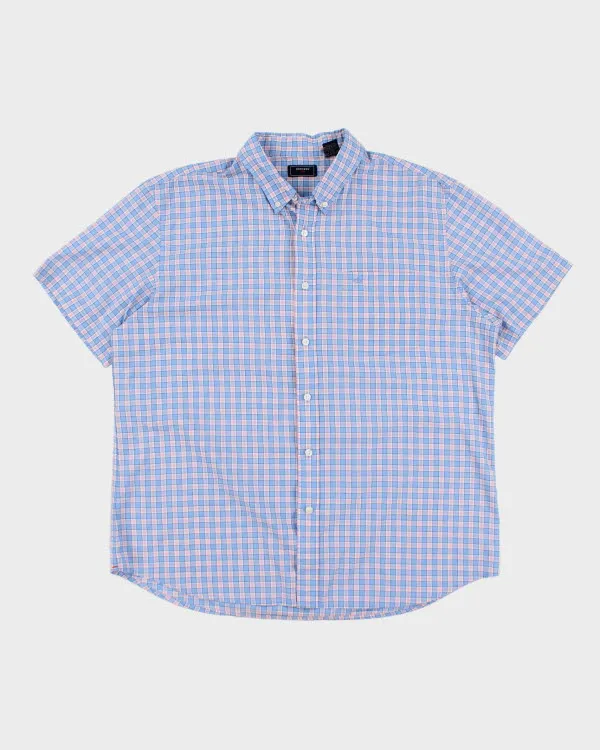 Dockers Blue & Pink Check Shirt - XL sold by Rokit