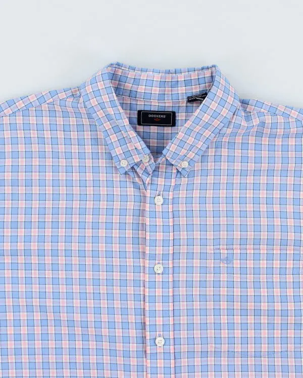 Dockers Blue & Pink Check Shirt - XL sold by Rokit product image thumbnail 3