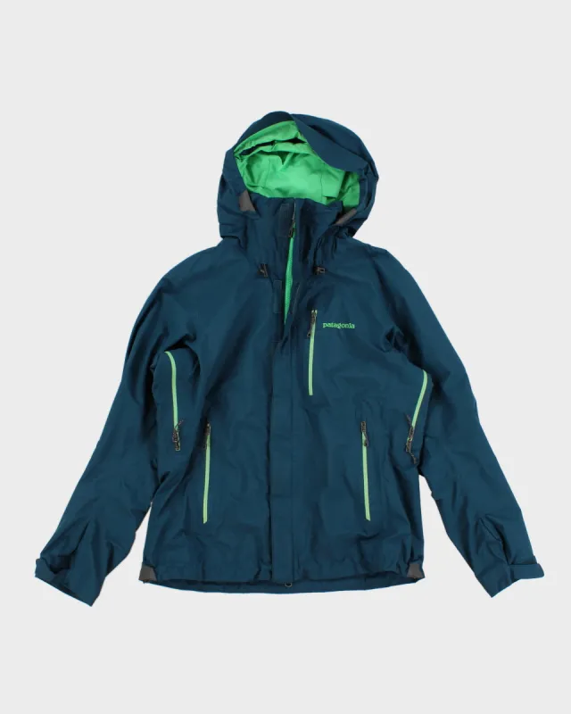 Women's Patagonia Hooded Blue Jacket - M sold by Rokit