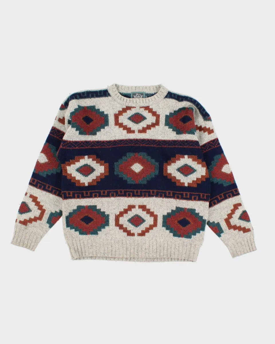 Vintage 70s Woolrich Wool Blend Jumper - L sold by Rokit