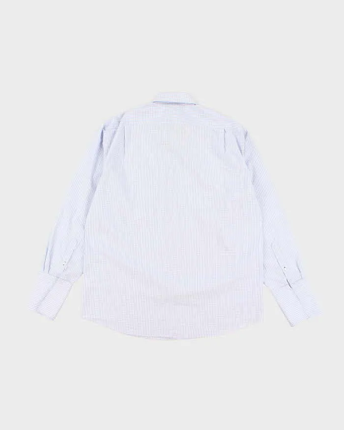 Men's Tommy Hilfiger Blue Checked Button Up Shirt - M sold by Rokit product image thumbnail 2