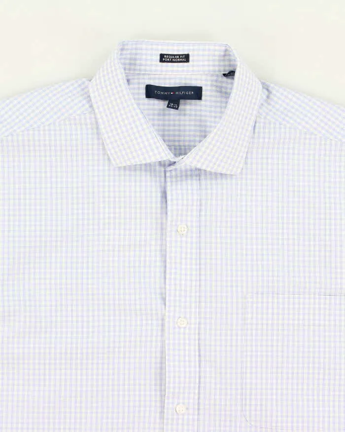 Men's Tommy Hilfiger Blue Checked Button Up Shirt - M sold by Rokit product image thumbnail 3