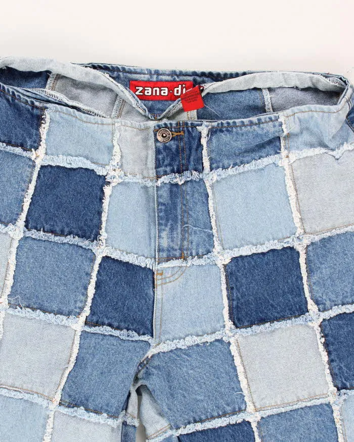Y2k Vintage Woman's Zana Di Patchwork Flared Jeans - W36L30 sold by Rokit product image thumbnail 3