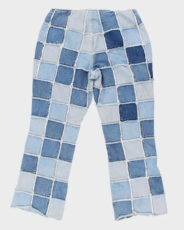 Y2k Vintage Woman's Zana Di Patchwork Flared Jeans - W36L30 sold by Rokit product image thumbnail 2