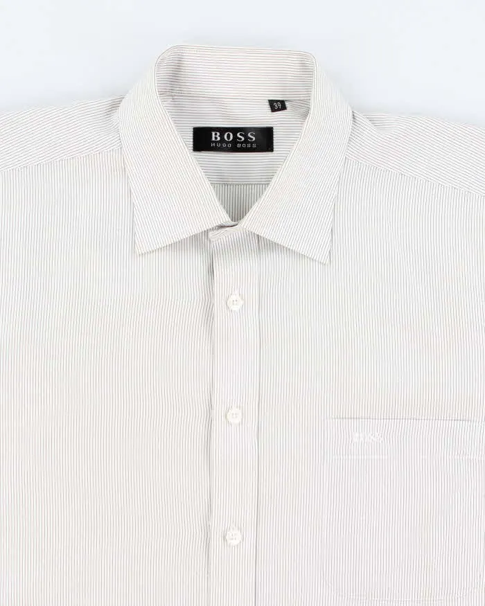 Men's Blue Boss Stripped Shirt - L sold by Rokit product image thumbnail 3