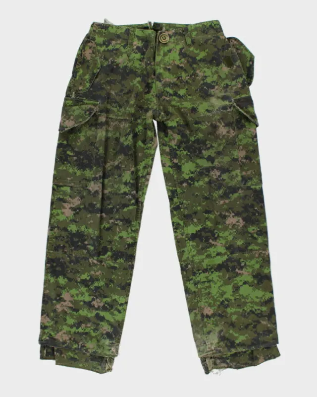 Vintage Military Digital Camo Cargo Trousers - W30 L28 sold by Rokit