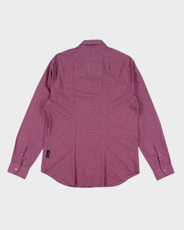 Emporio Armani Purple Check Shirt - L sold by Rokit product image thumbnail 2