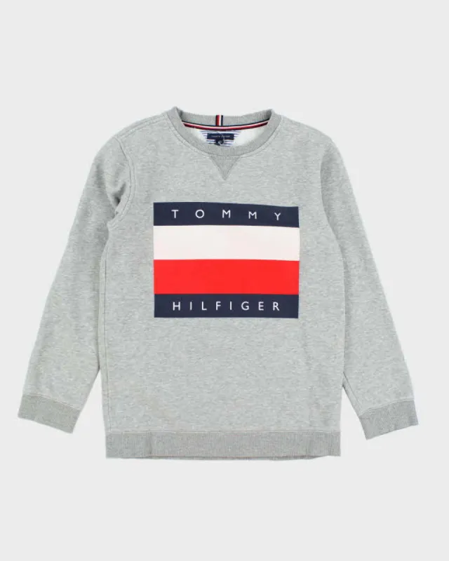 Tommy Hilfiger Youth Grey Sweatshirt - XL sold by Rokit