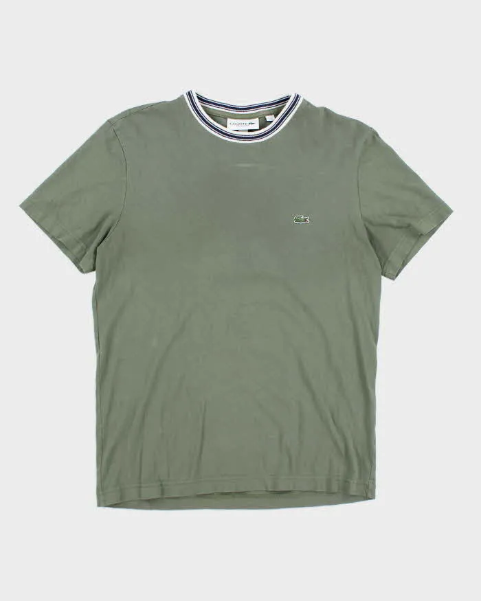 Lacoste Khaki Green T-shirt - M sold by Rokit