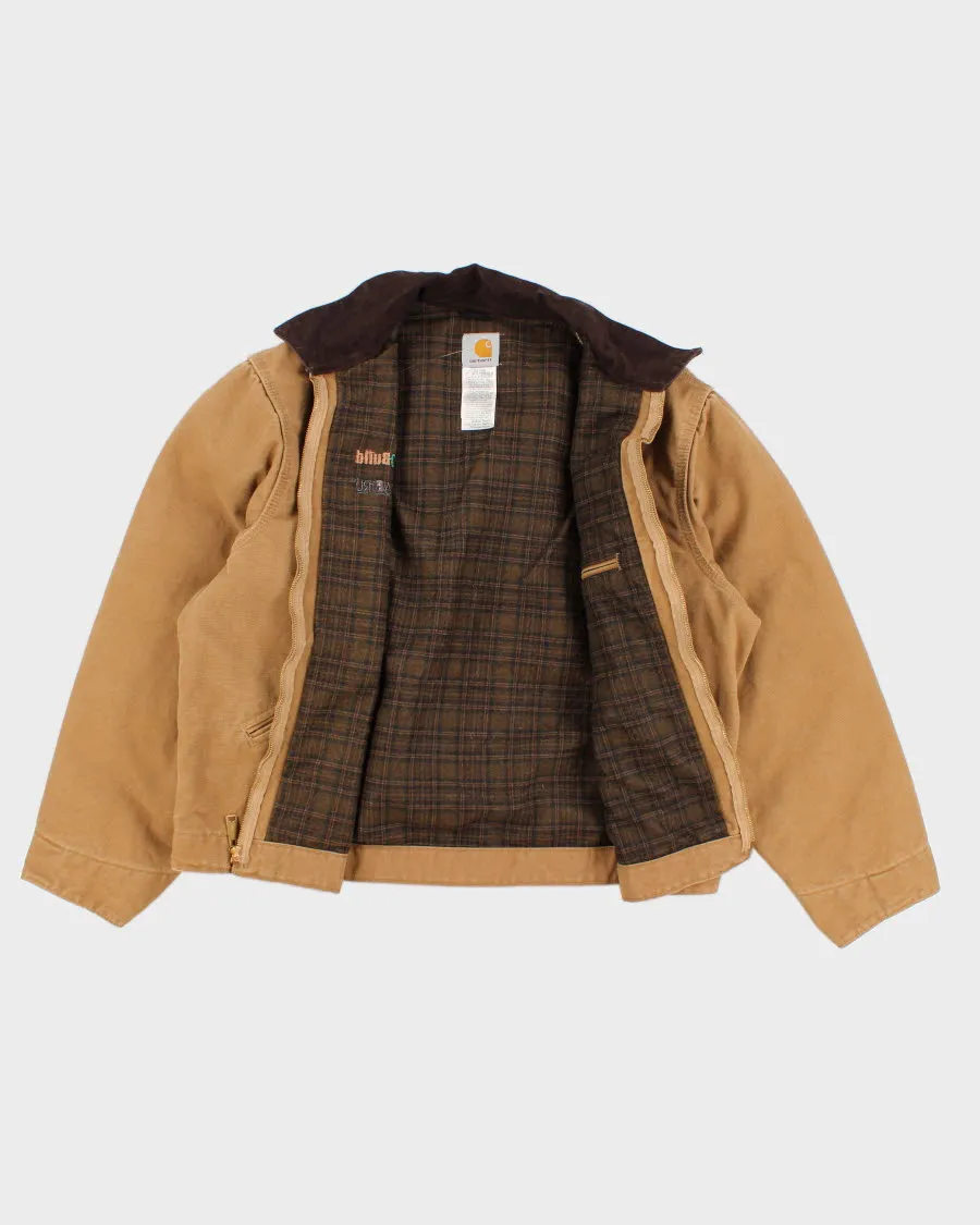 Vintage Carhartt Fleece Lined Embroidered Work Wear Jacket - XL sold by Rokit product image thumbnail 4