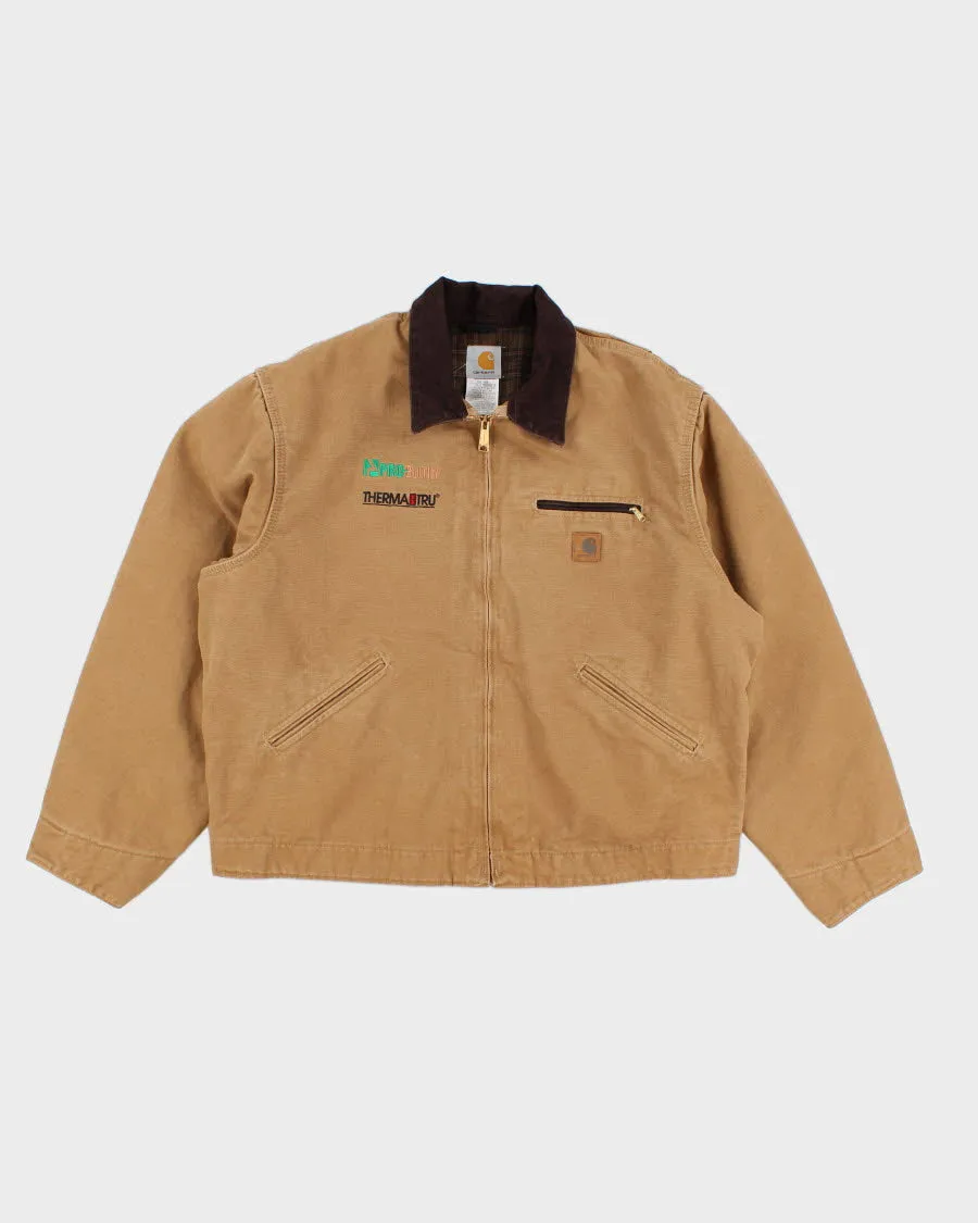 Vintage Carhartt Fleece Lined Embroidered Work Wear Jacket - XL sold by Rokit