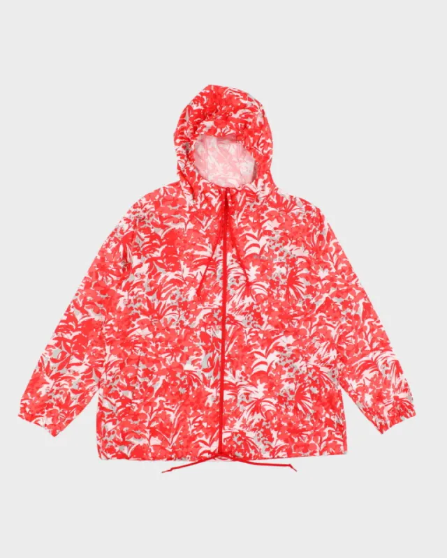 Columbia Womens Floral Windbreaker Jacket - L sold by Rokit