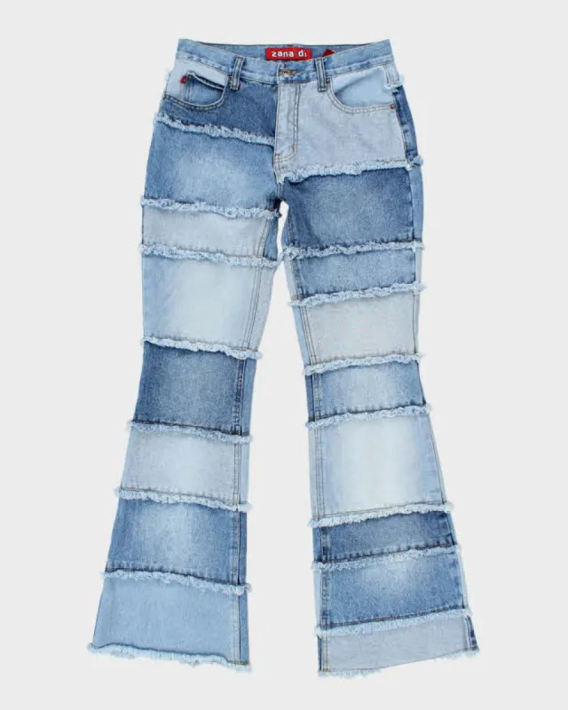 Vintage 90s Zana Di Patchwork Flare Jeans - W28 L31 sold by Rokit