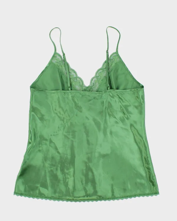 Y2k 00s La Vie En Rose Green Cami - L sold by Rokit product image thumbnail 2