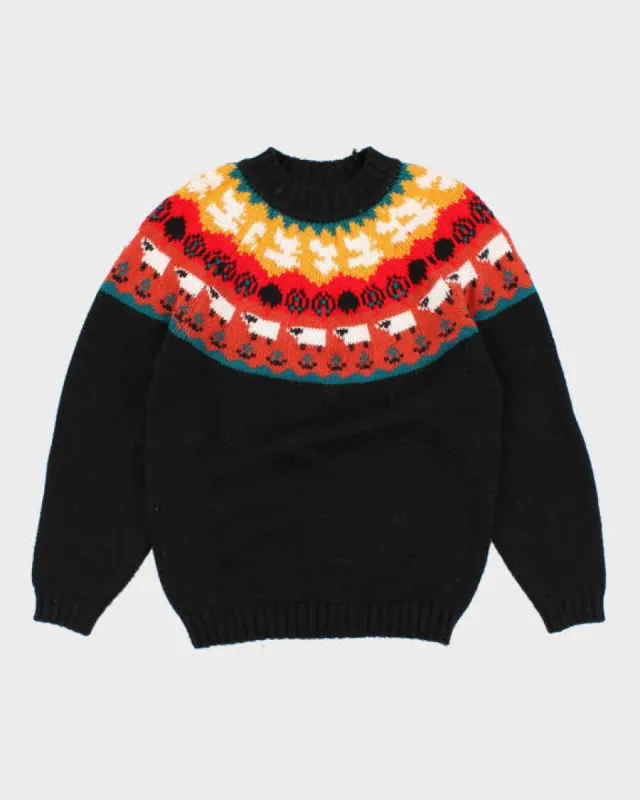 Vintage Men's Fair Isle Sheep Sweater - XL sold by Rokit