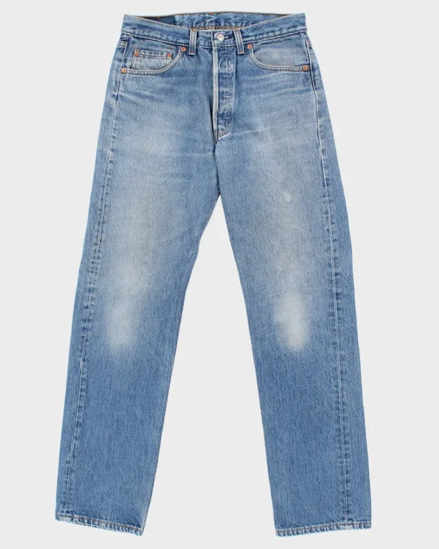 Vintage 90s Levi's Blue Denim 501 Jeans - W33 L32 sold by Rokit