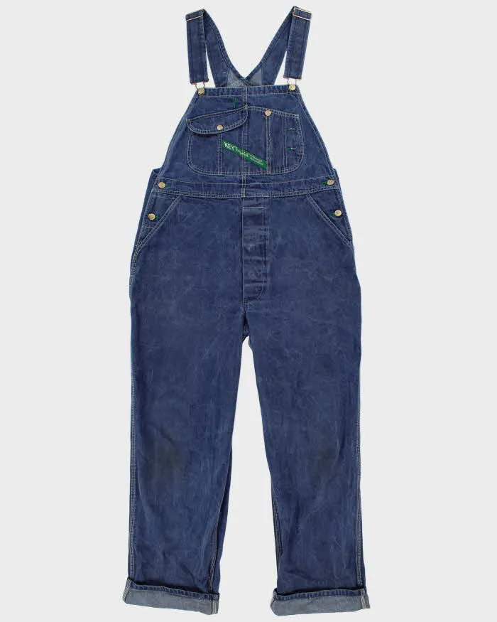 Vintage 90s Blue Dungarees - W38 L34 sold by Rokit