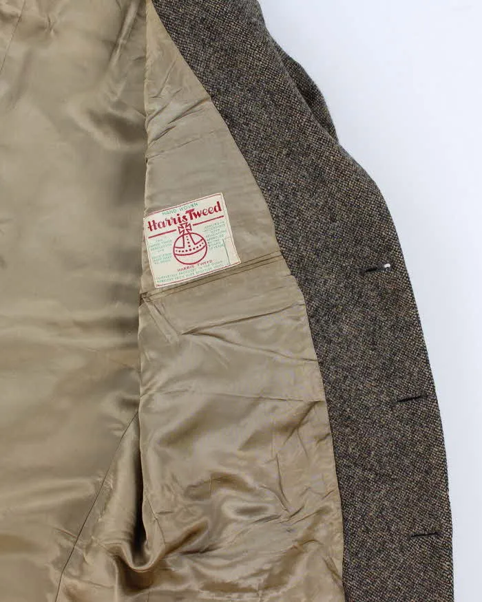 90s Vintage Men's Green Harris Tweed Blazer - L sold by Rokit product image thumbnail 4