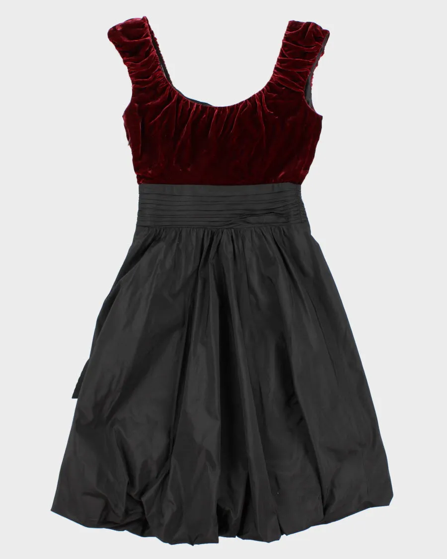00s BCBG MaxAzria Velvet And Silk Skater Style Dress - S sold by Rokit product image thumbnail 2