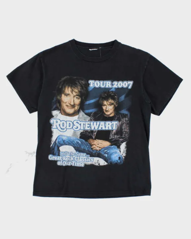 Vintage 2007 Rod Stewart Tour T-Shirt - M sold by Rokit