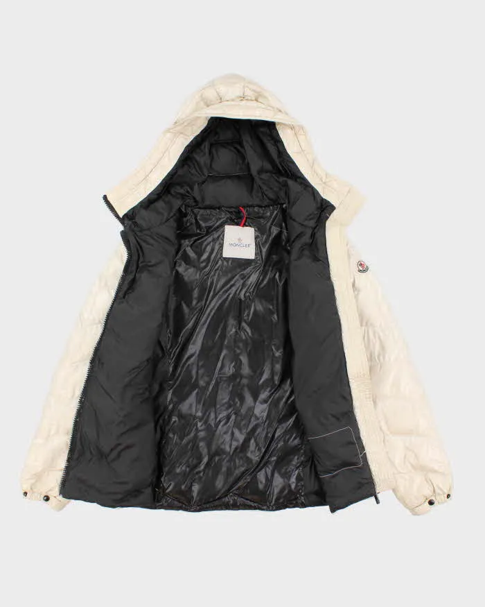 Woman's Vintage Moncler Cream Zip Up Puffer Jacket - M sold by Rokit product image thumbnail 4