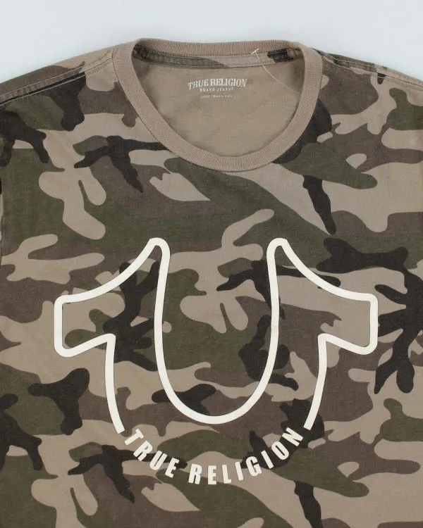 Vintage Y2K True Religion Camouflage T-Shirt - L sold by Rokit product image thumbnail 3