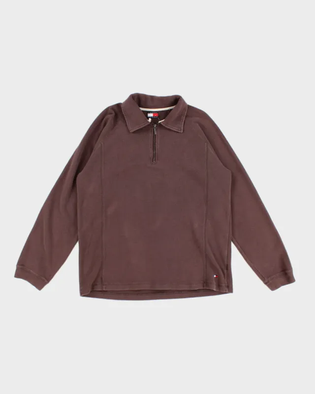 Vintage 90s Tommy Hilfiger Quarter Zip - XL sold by Rokit