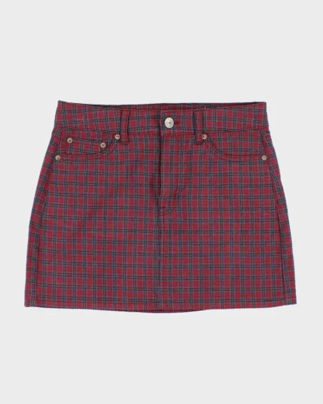 American Eagle Plaid Miniskirt - S sold by Rokit