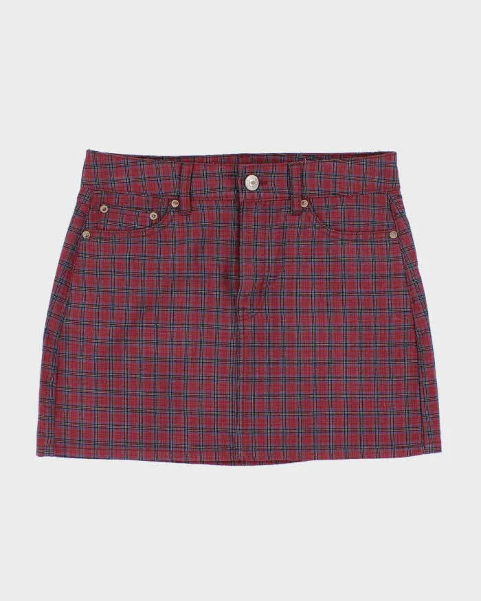 American Eagle Plaid Miniskirt - S sold by Rokit