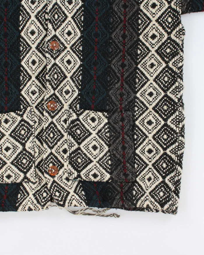 Vintage Men's Patterned Knit Button Up Cardigan - XL sold by Rokit product image thumbnail 4