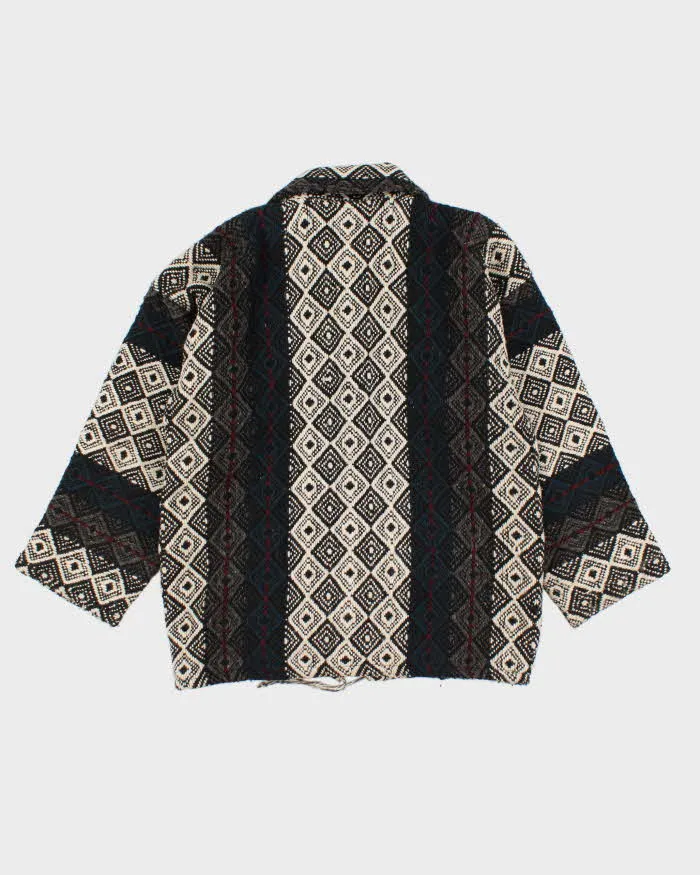 Vintage Men's Patterned Knit Button Up Cardigan - XL sold by Rokit product image thumbnail 2