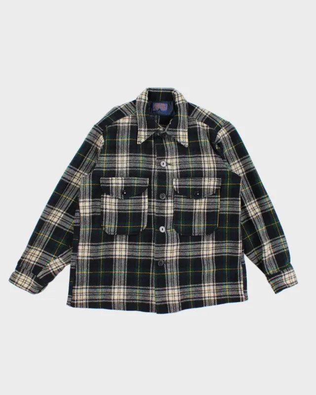 80's Vintage Men's Plaid Pendleton Shirt Jacket - L sold by Rokit
