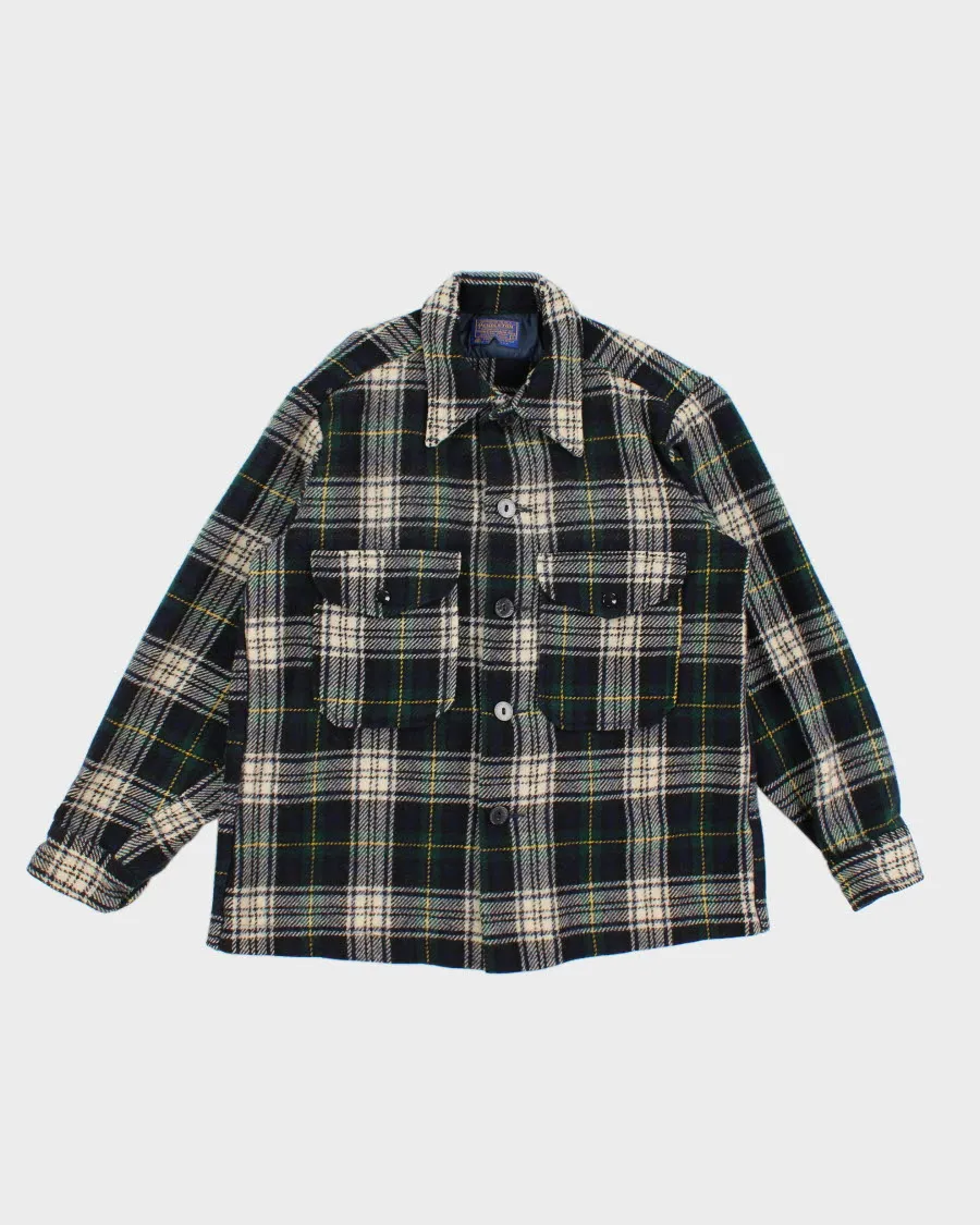 80's Vintage Men's Plaid Pendleton Shirt Jacket - L sold by Rokit