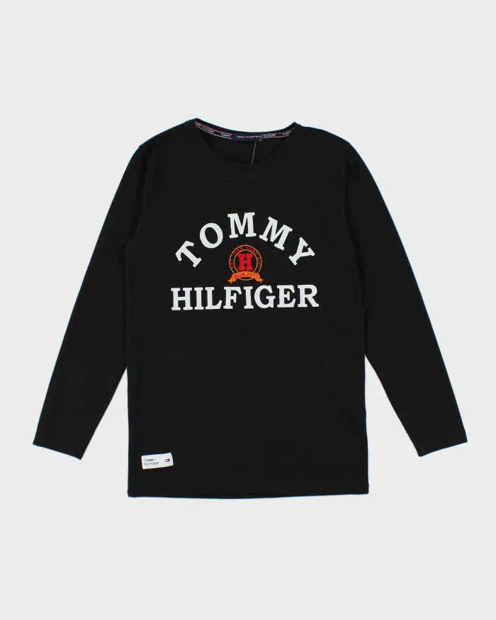 Tommy Hilfiger Black Long Sleeve T-shirt - L sold by Rokit